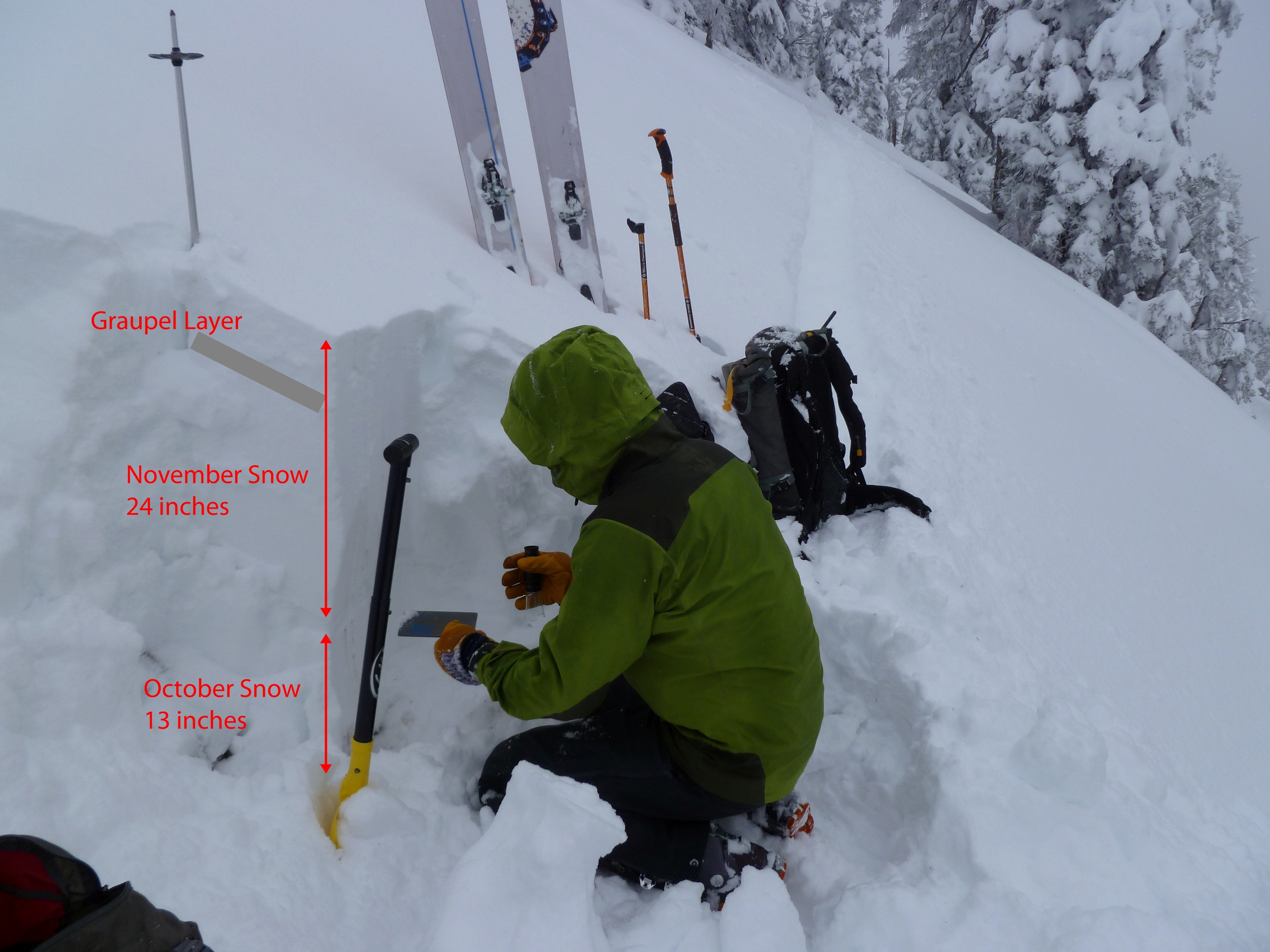 Bridger Range Snowpit