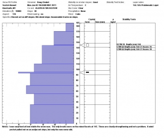 Scotch Bonnet Snowpit Profile